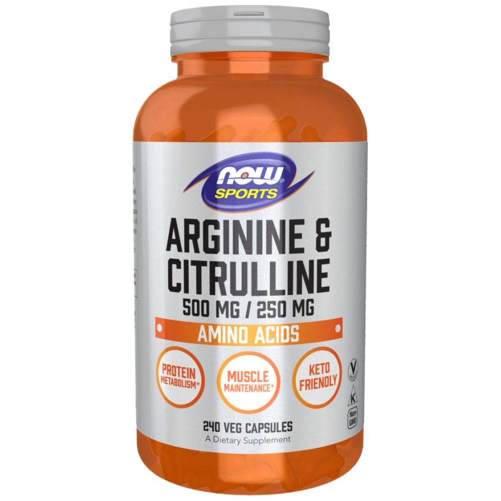 Arginin i citrulin - 240 kapsula