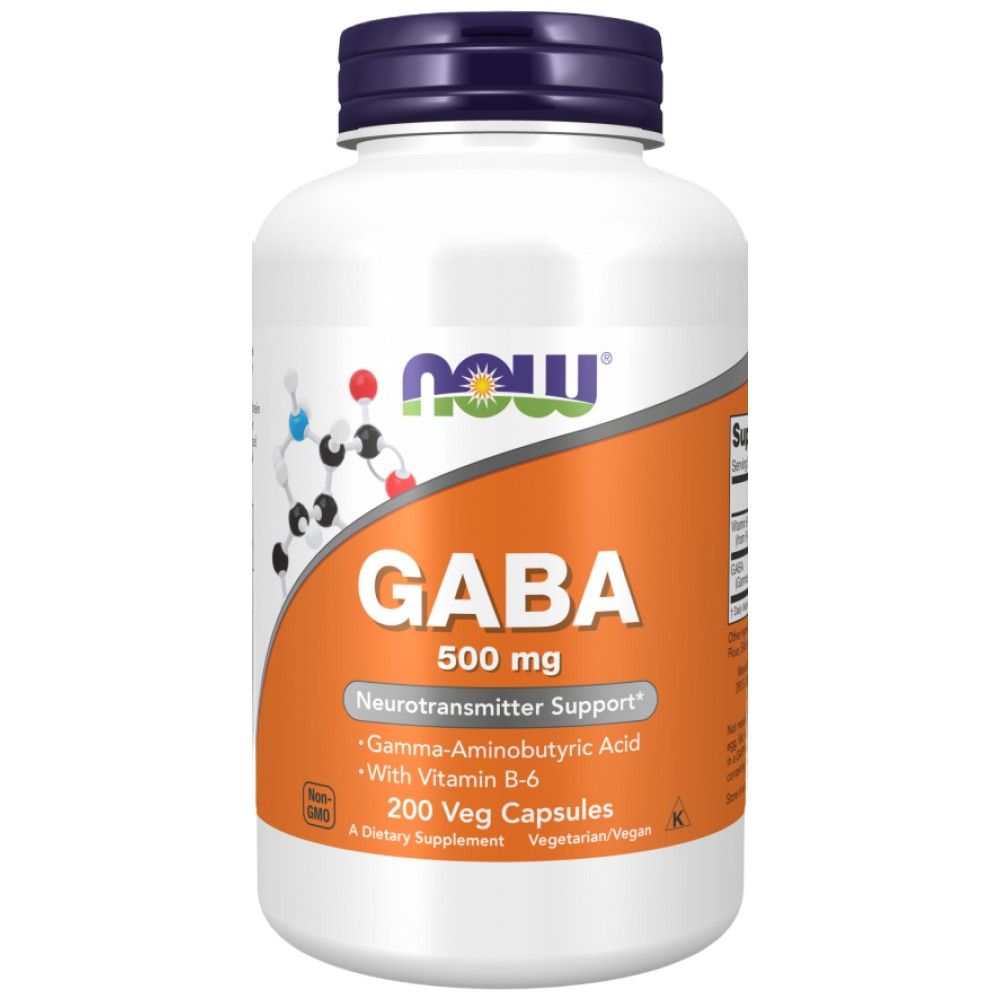 GABA 500 mg + B6 - 200 kapsula