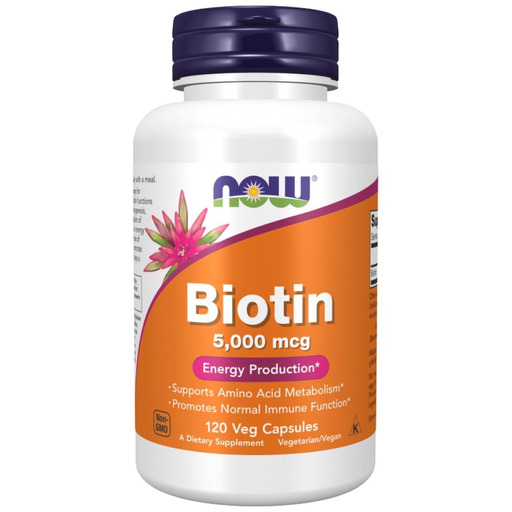 Biotin 5000 mcg - 120 kapsula