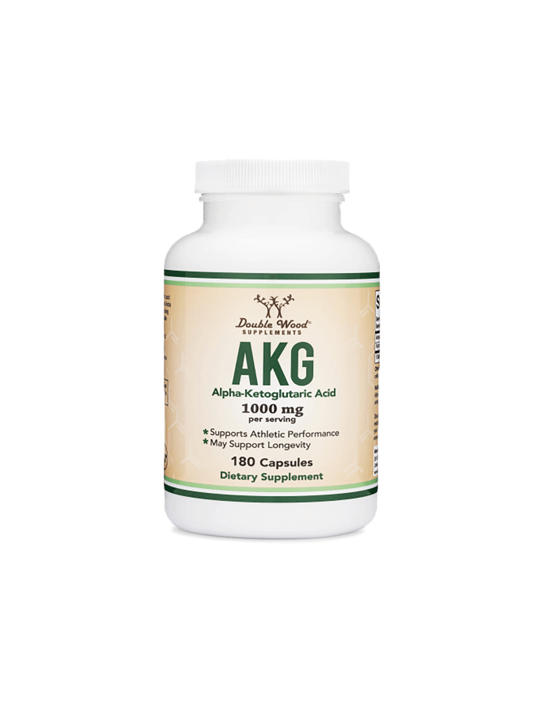 AKG (Alpha Ketoglutaric Acid), 180 capsules Double Wood - Nutra Best Europe
