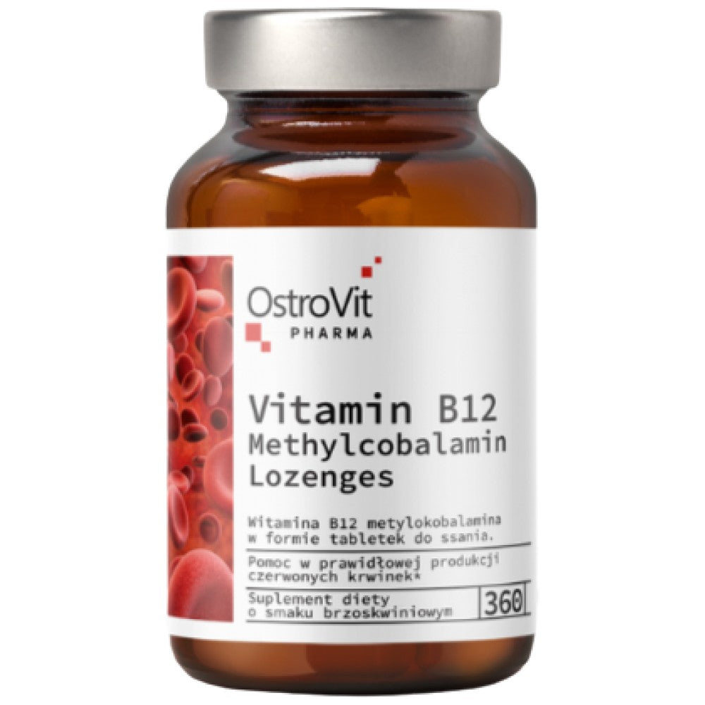 Vitamin B12 Metilcobalamin | Pastile 360 Sublingvalne tablete