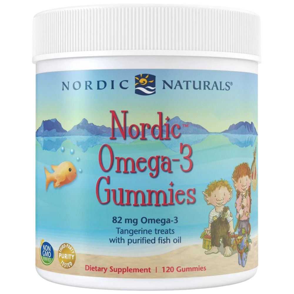 Nordijske omega -3 gume 82 mg - 120 guma