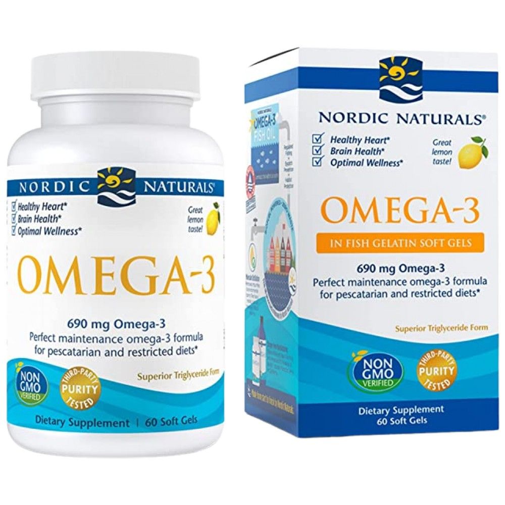 Omega -3 690 mg - 60 softgels