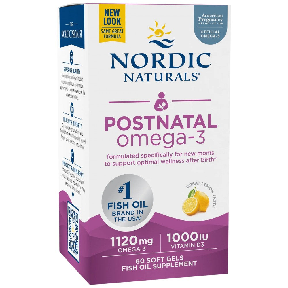 Postnatalni omega -3 - 60 Softgels