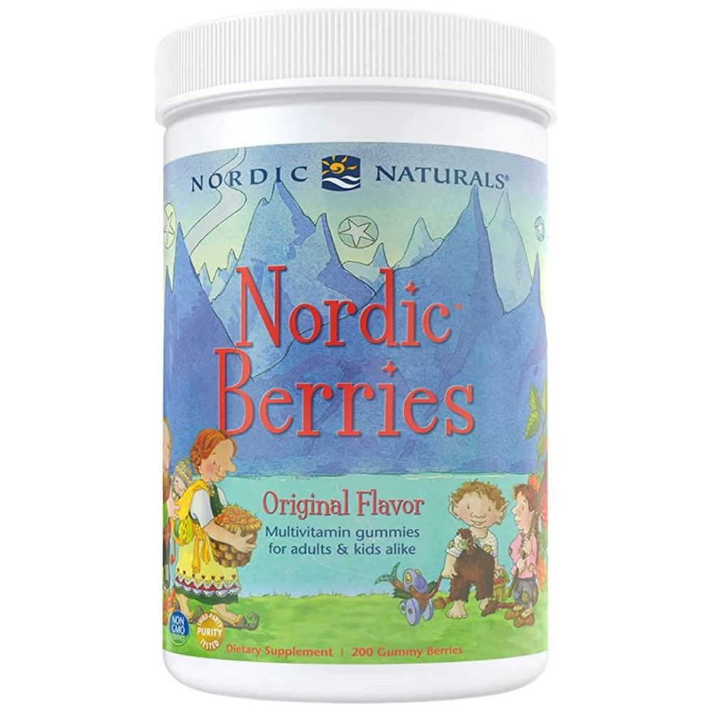 Nordijske bobice multivitamin - 200 gummija