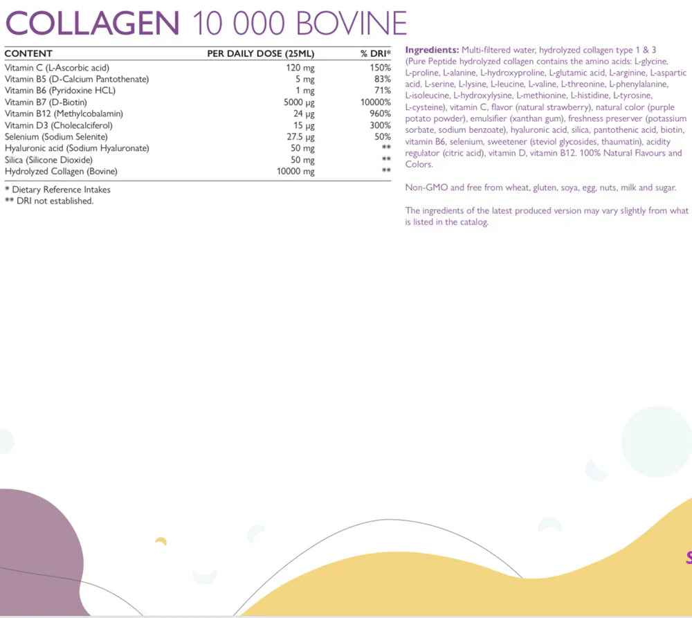 Goveđi kolagen 10.000 mg s hijaluronskom kiselinom 50 mg - 500 ml