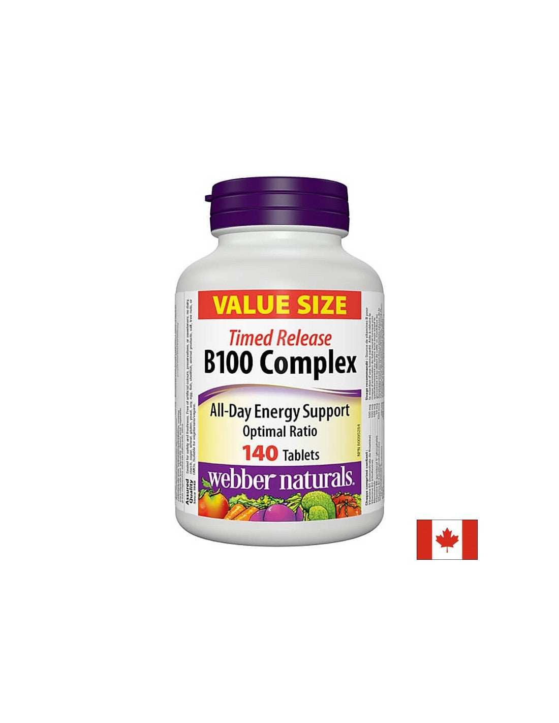 Energetski metabolizam, živčani sustav, rad srca - Vitamin B100 Complex, 140 tableta