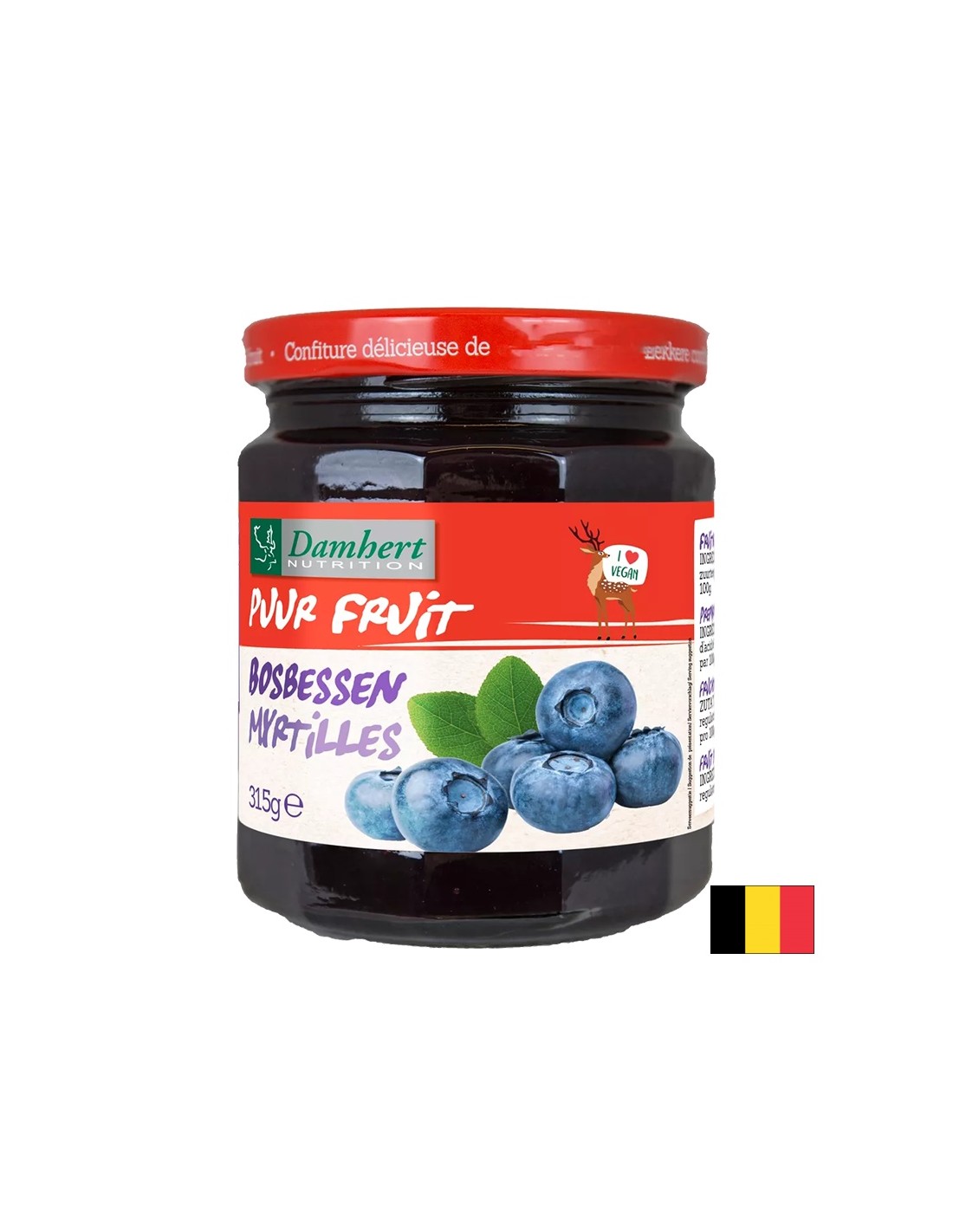 100% džem od borovnica (bez šećera), 315 g