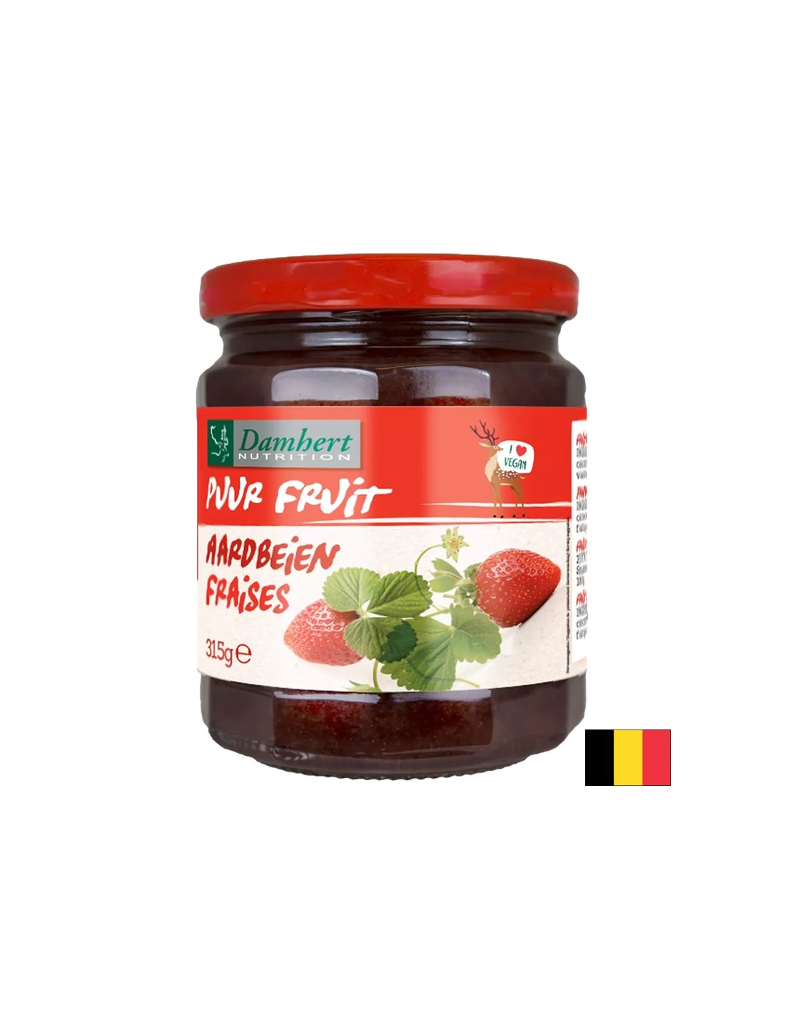 100% Džem od jagoda (bez šećera), 315 g