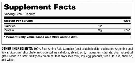 100% Beef Amino - 200 tableta