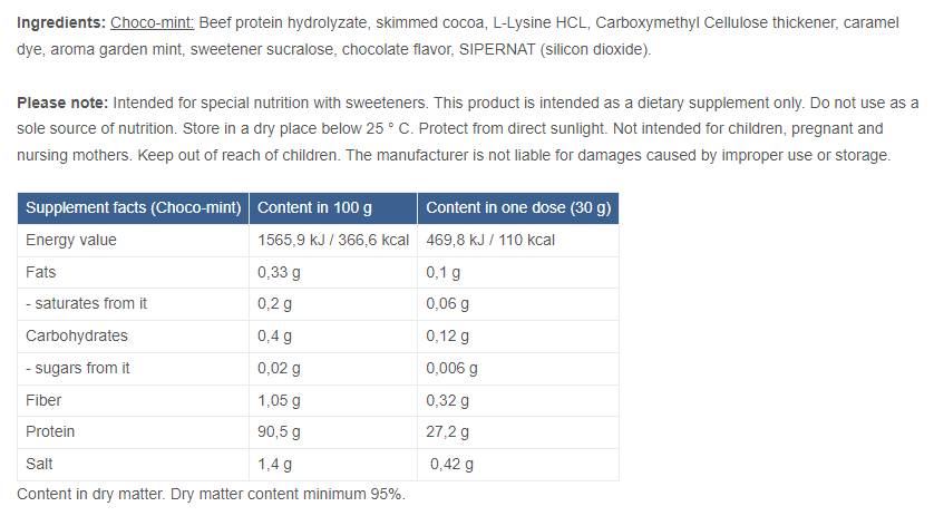 100% goveđi protein - 1500 grama