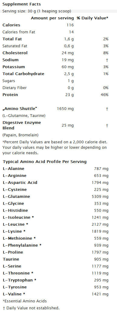 100% Casein Complex 0,920 kg
