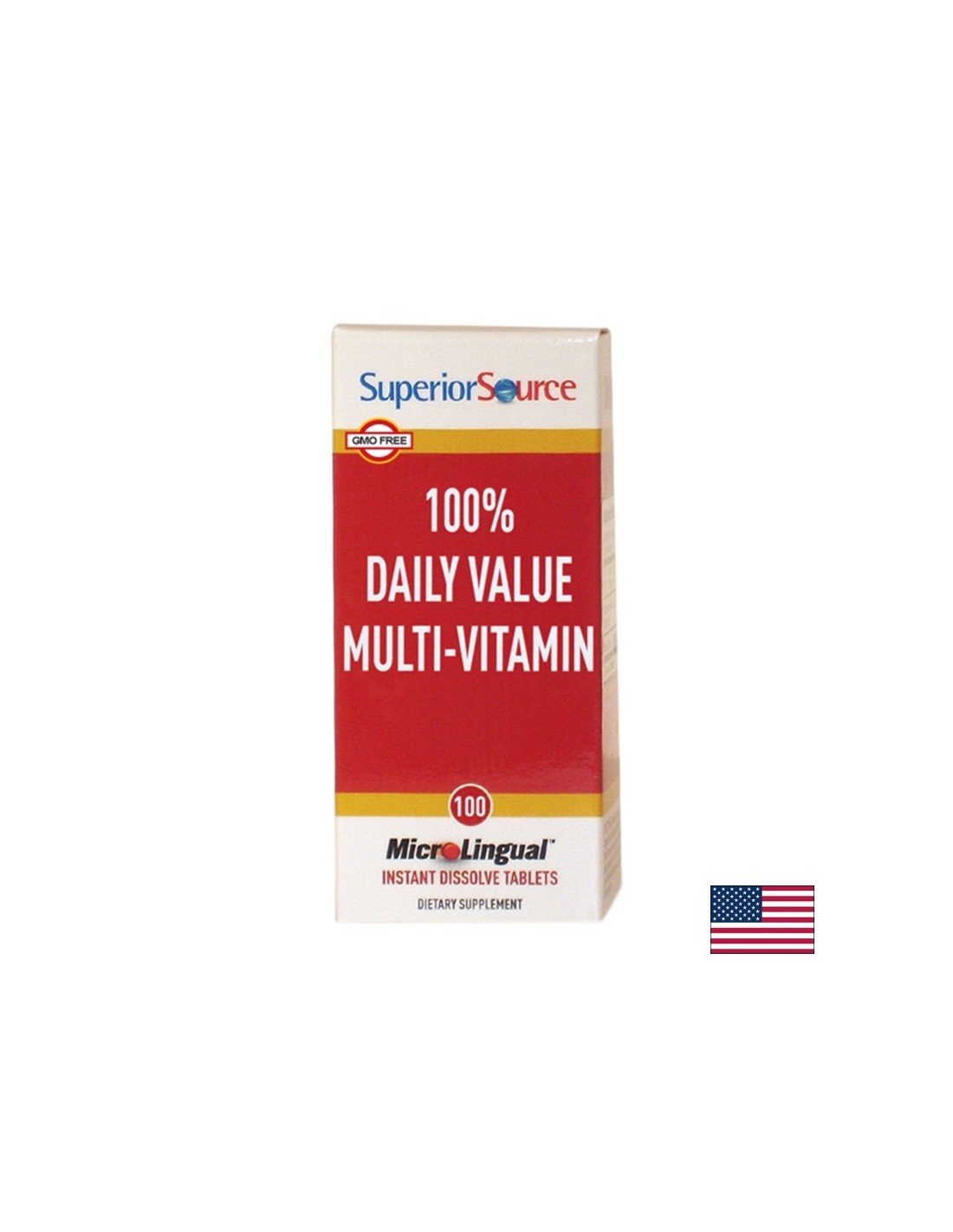 Multivitamini - 100% preporučenog dnevnog unosa, multivitamin, 100 sublingvalnih tableta <tc>Superior Source</tc>
