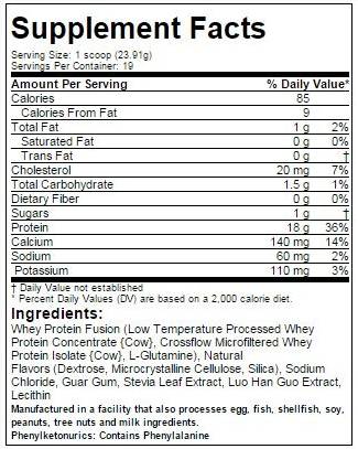 100% Natural Whey Supreme 454 grama