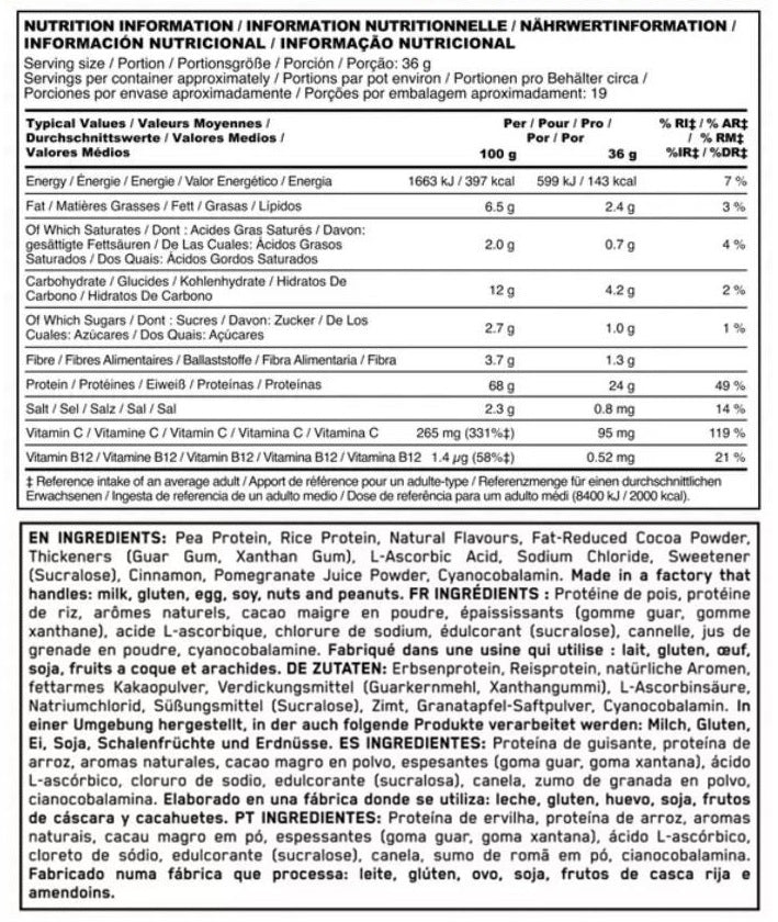 100% biljni zlatni standard - 0,684 kg