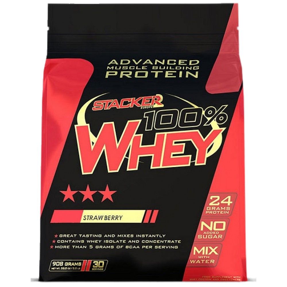 100% Whey - 908 grama