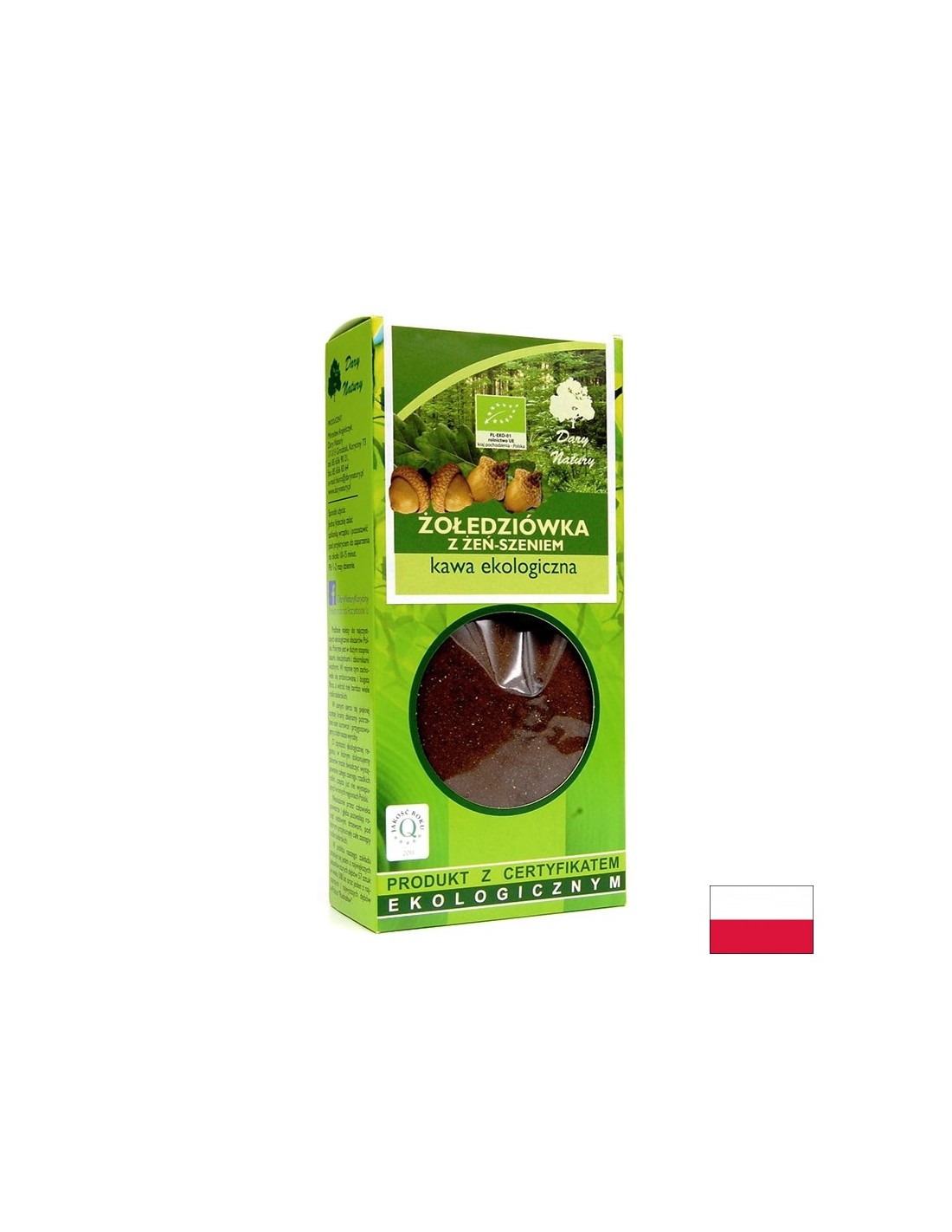 Organska kava od žira i ginsenga, 100 g <tc>Dary Natury</tc>