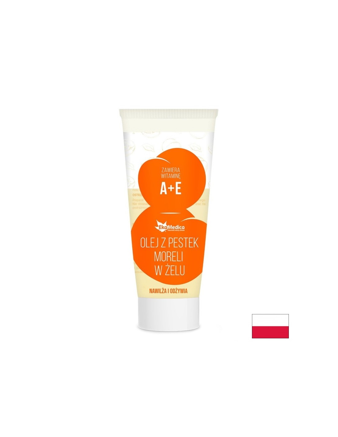 Gel za ruke i tijelo s uljem koštica kajsije, 100 ml EkaMedica