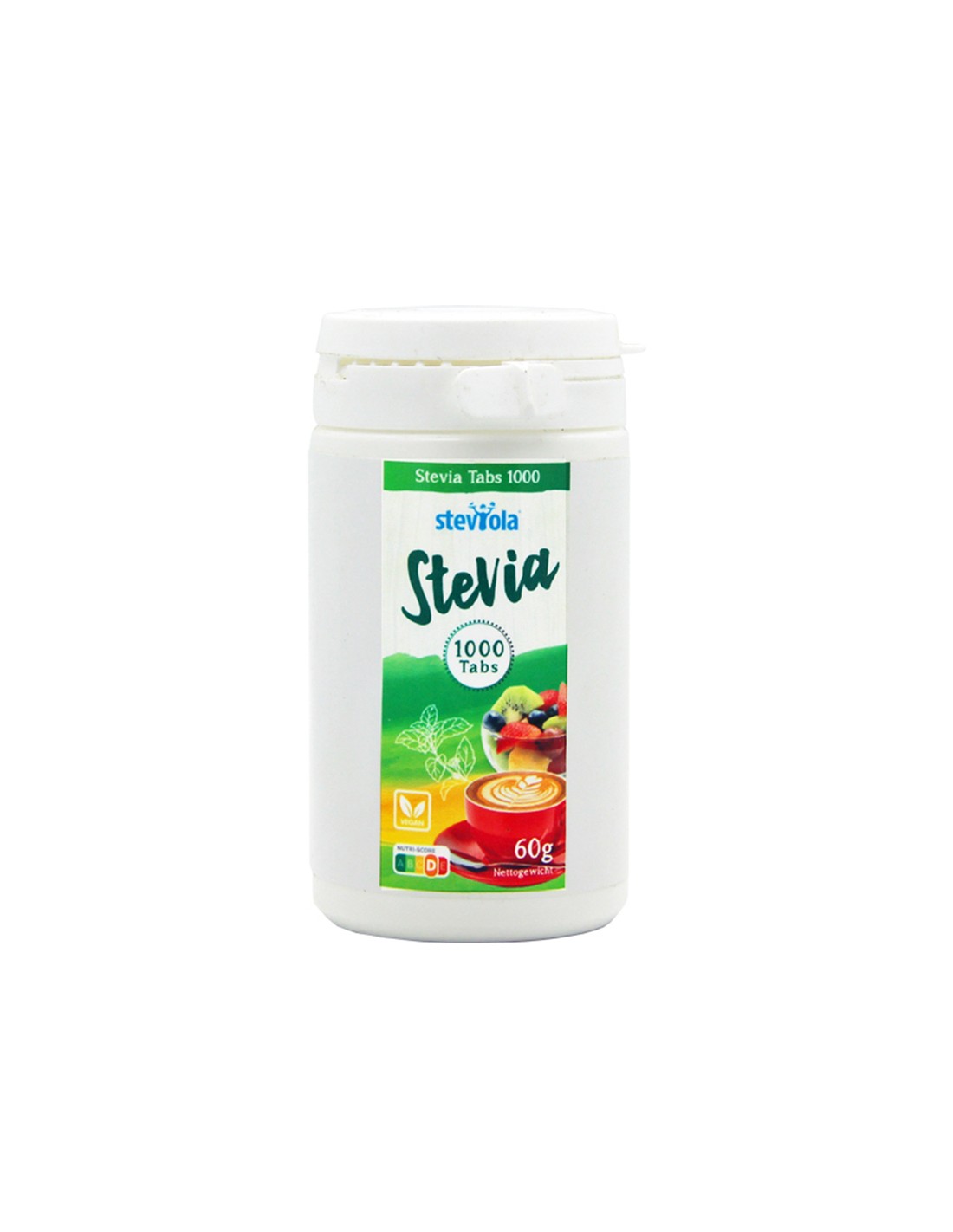 Stevia s eritritolom, 1000 tableta, 60 g