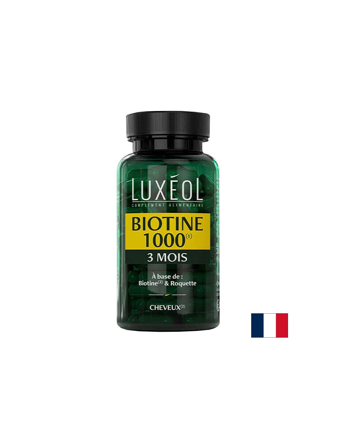 Biotin 1000 µg + rukola - Kosa, koža i nokti, 90 kapsula