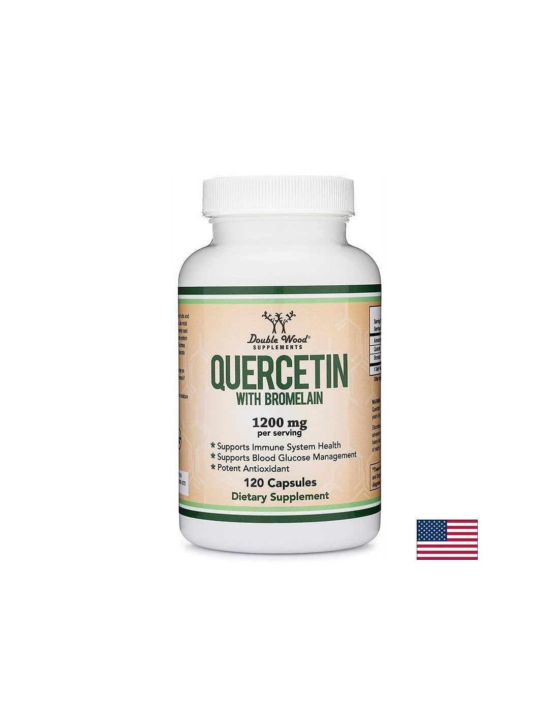 Imunitet - Kvercetin 1000 mg + Bromelain 200 mg, 120 kapsula <tc>Double Wood</tc>