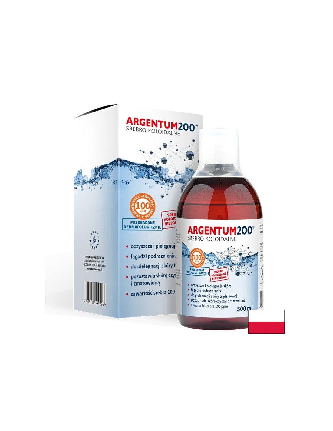Koloidno srebro - 100ppm, 500 ml