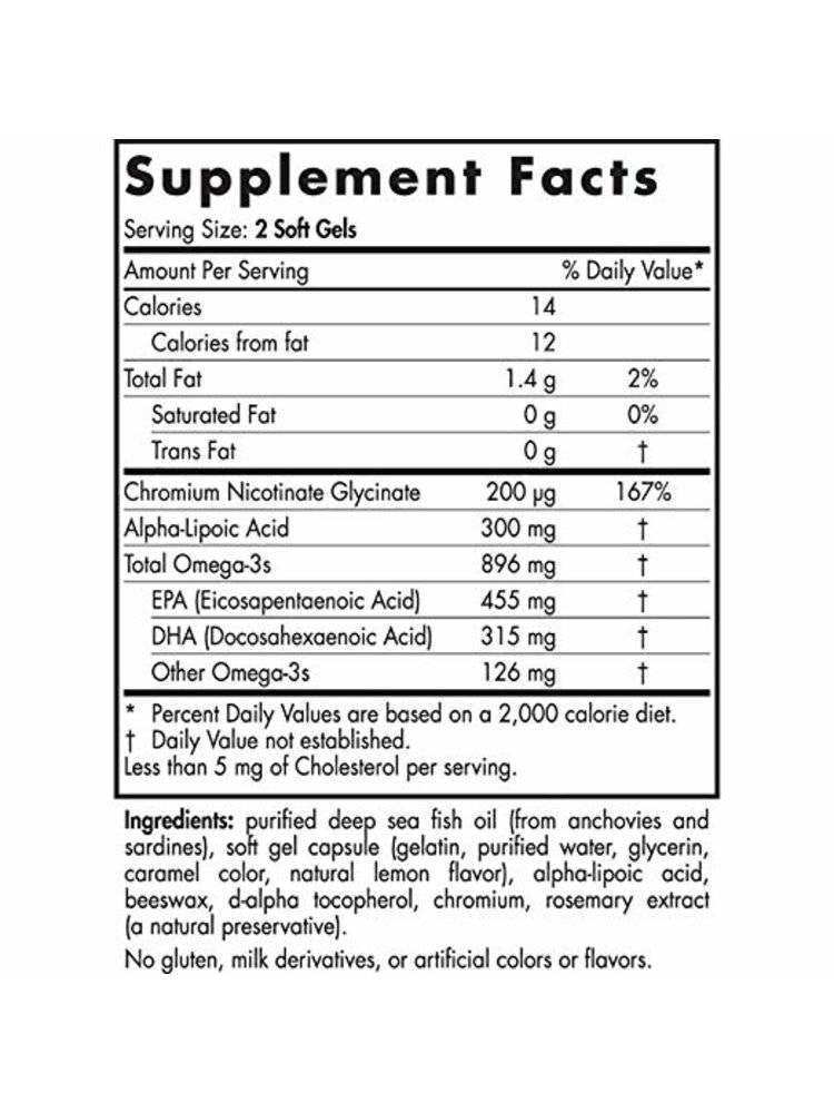 Omega šećer u krvi 896 mg - 60 gel kapsula