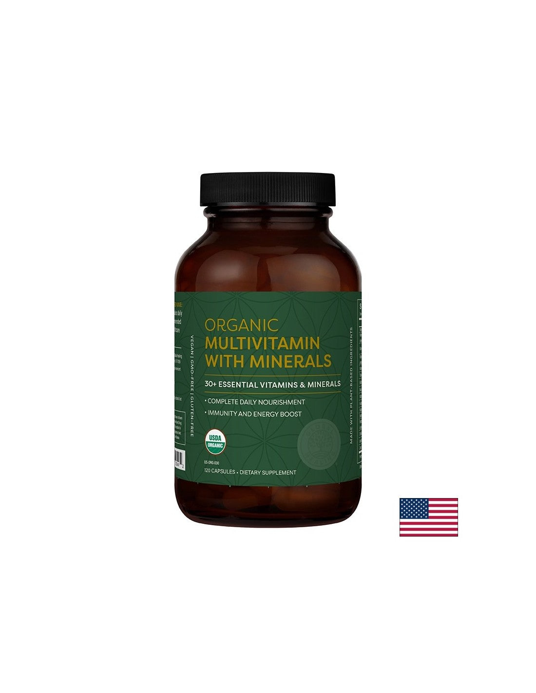 Multivitamini i minerali za vegane, 120 kapsula