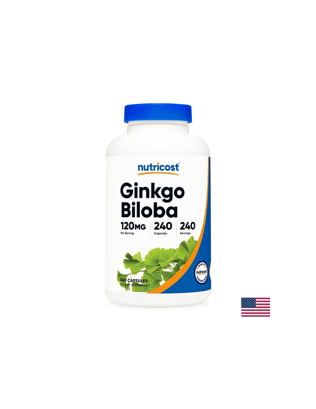 Pamćenje - Ginkgo Biloba, 120 mg/240 kapsula <tc>Nutricost</tc>