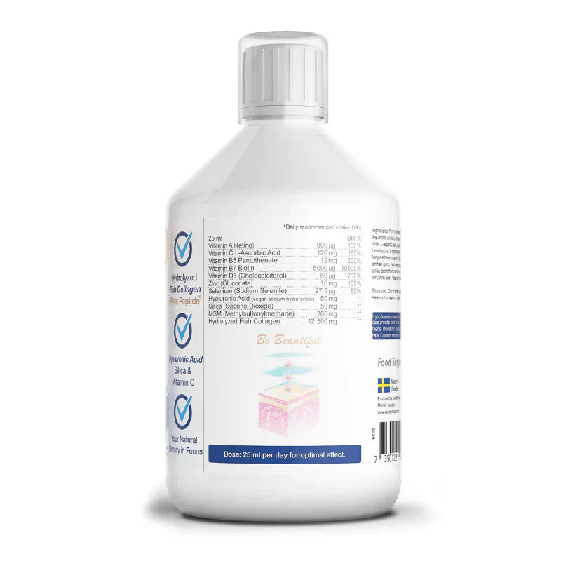 Riblji kolagen 12500 mg zlatnog retinola 500 ml <tc>Swedish Nutra</tc>