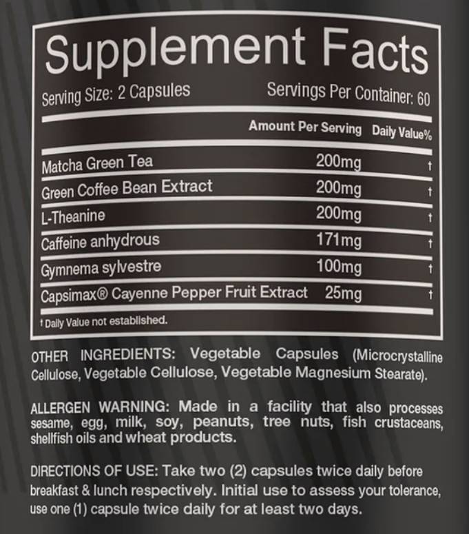 V-izgaranje masnoće 120 kapsula