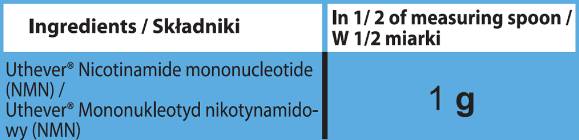 NMN prah | NAD Booster s Uthever®︎ 15 grama