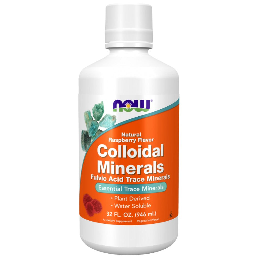 Koloidni minerali | Minerali tragova fulvic kiseline - okus maline - 946 ml