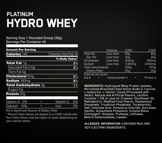 Platinum hidro sirutka 3,5 lbs. - 1.600 kg
