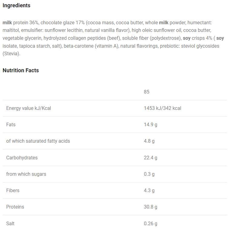 Pro serija Protein Bar Biscuits - 12 x 85 grama