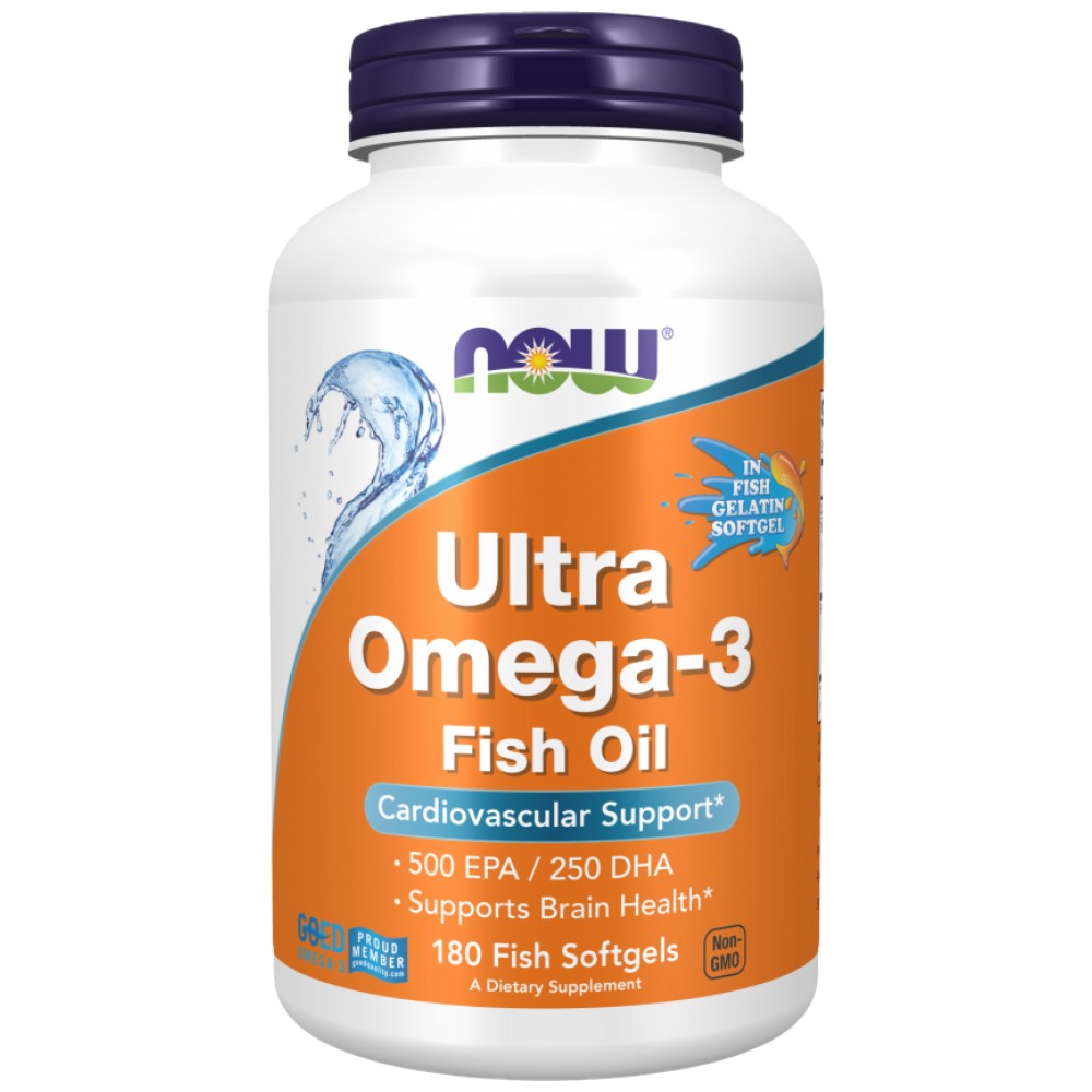 Ultra Omega 3 | Riba želatinski softgels - 180 softgels