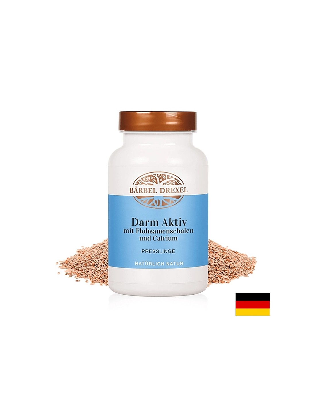 Psyllium, Amla, bilje i kalcij - zdravlje želuca i lipidni profil, 180 tableta
