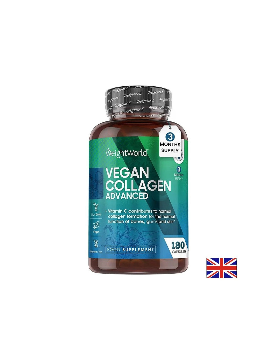 Lijepa koža, zdravi zglobovi - Vegan Collagen, 180 kapsula - Vegan Collagen