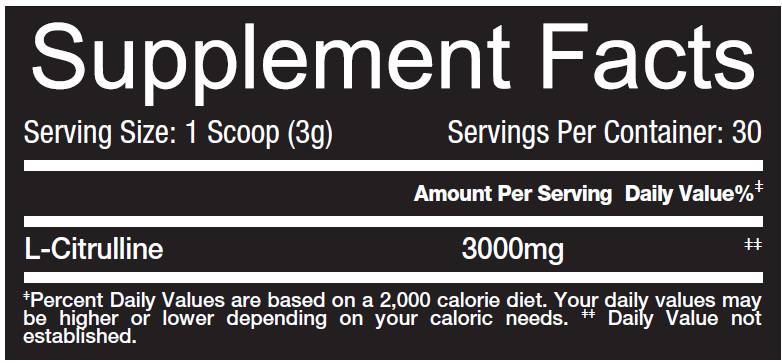 L-citrulin prah 90 grama