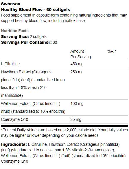 Zdravi protok krvi 60 gel kapsula