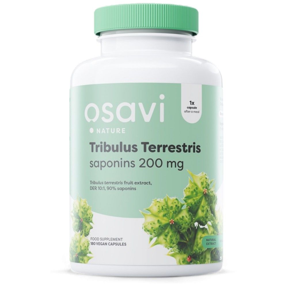 Tribulus Terrestris 90% | 200 mg saponina - 180 kapsula