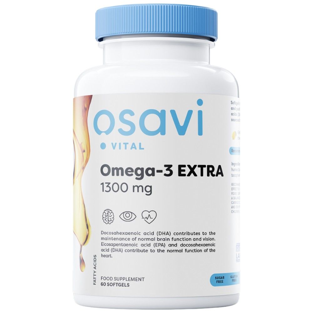 Omega -3 dodatnih 1300 mg - 120 softgels