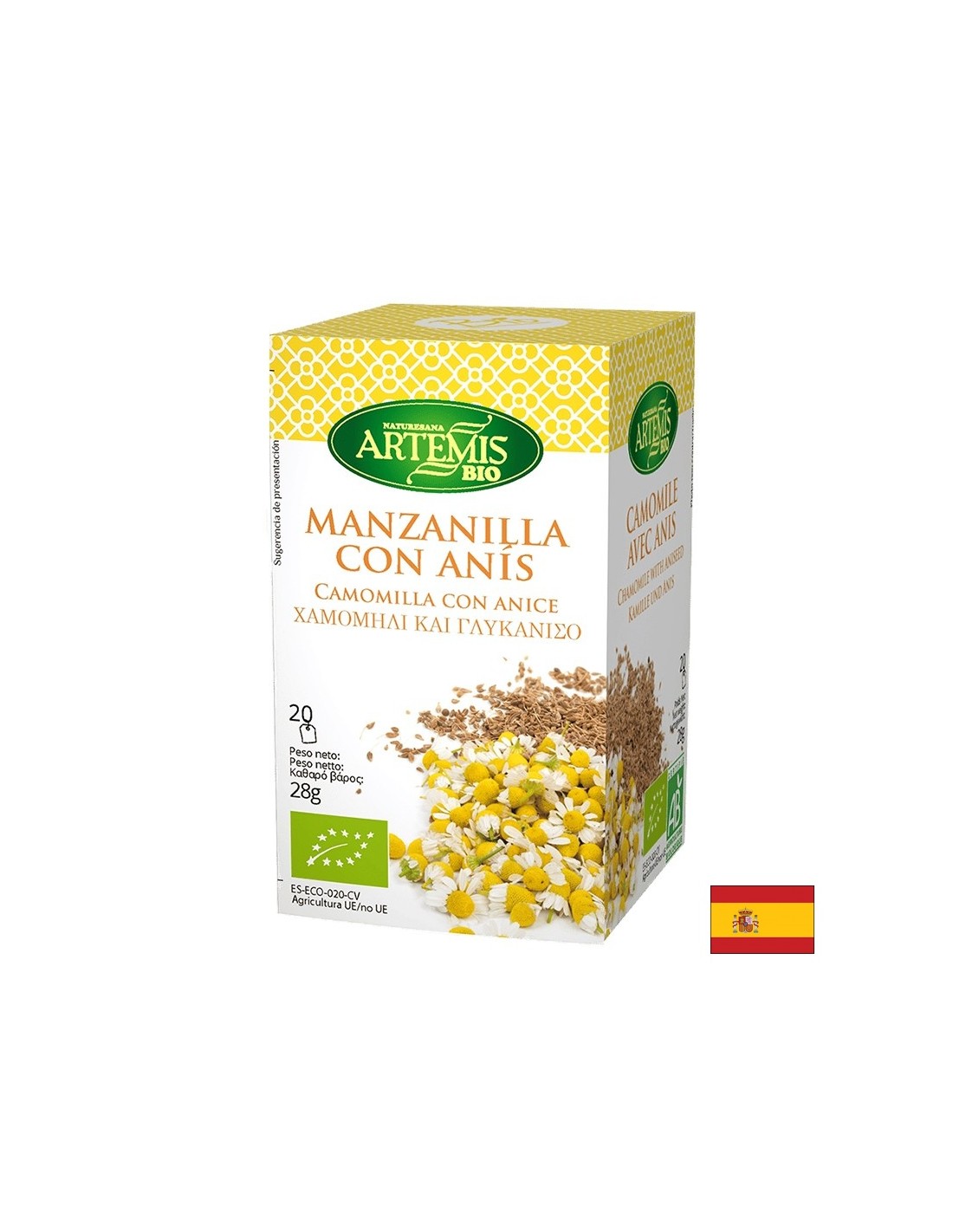 Čaj s kamilicom i anisom BIO, 20 filter vrećica