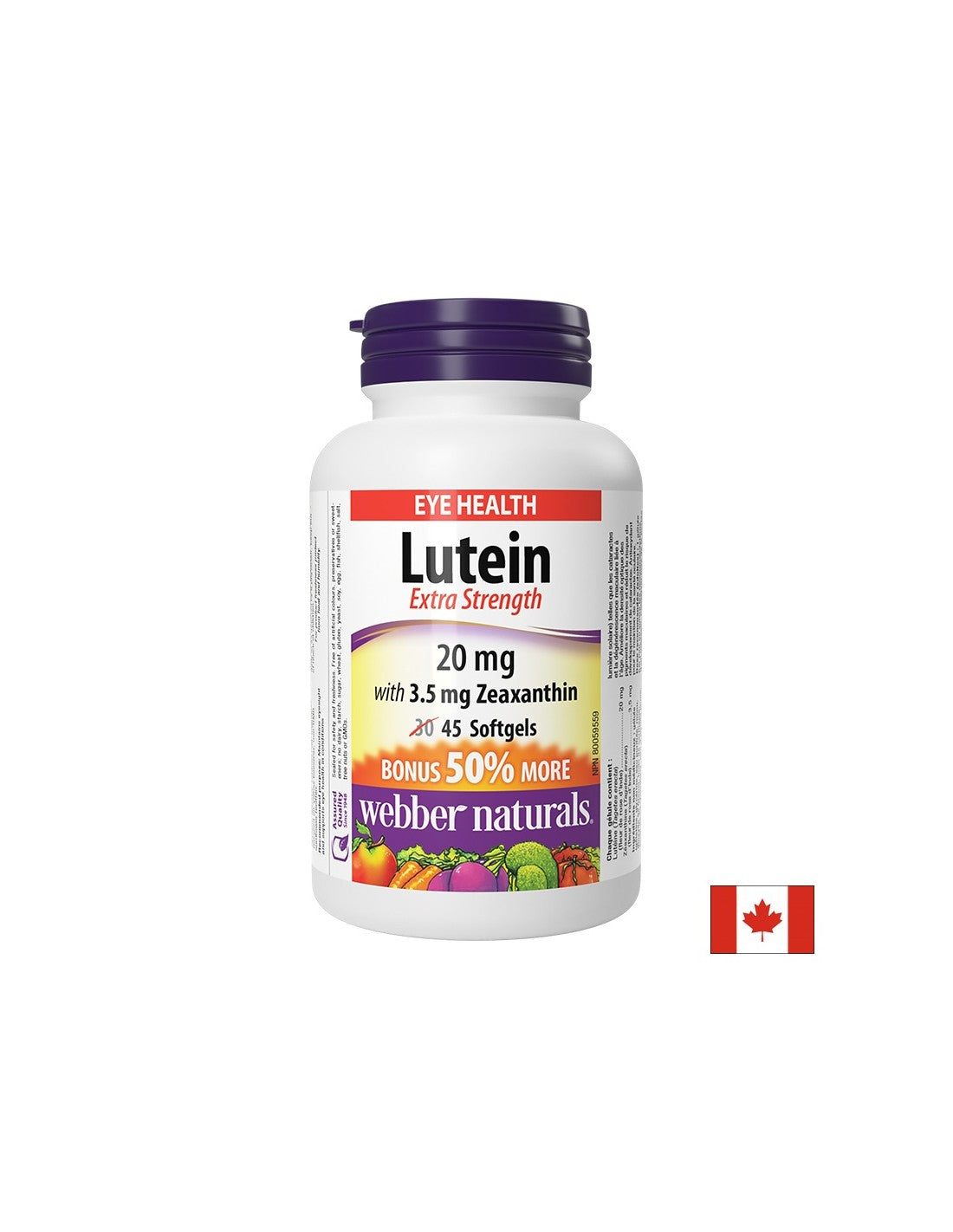 Zdravlje očiju - lutein 20 mg + zeaksantin 3,5 mg, 45 mekih kapsula