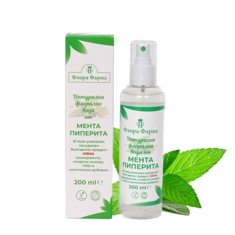 Prirodna cvjetna vodica paprene metvice - 200 ml FLORA PHARMA