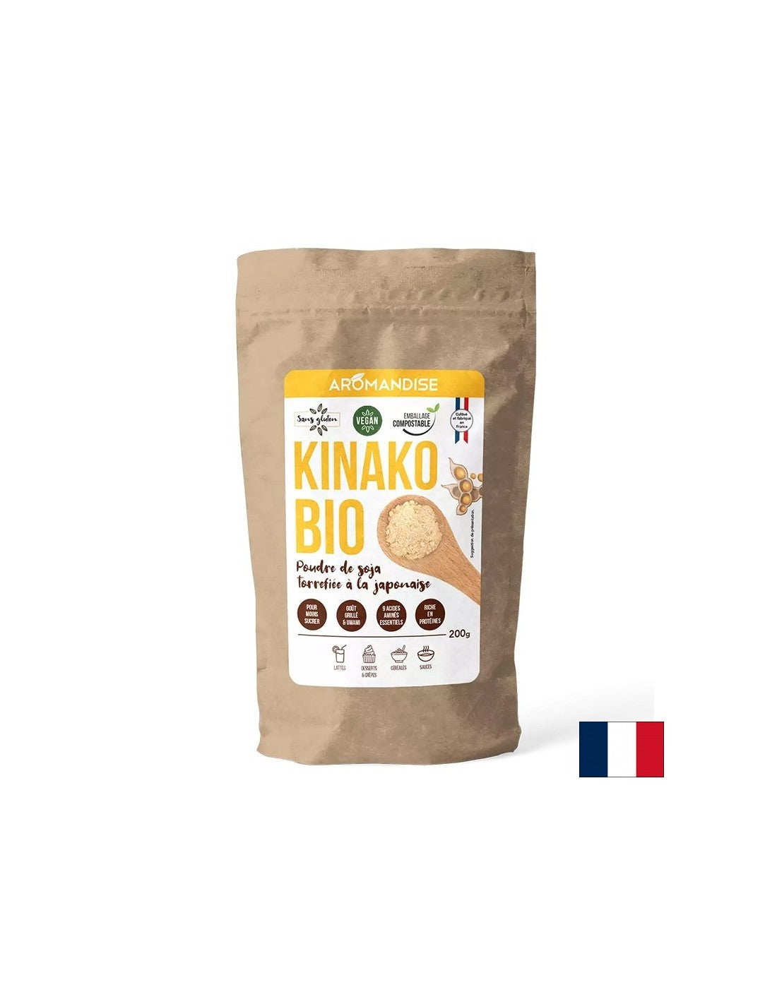 Pržena Kinako soja, 200 g praha