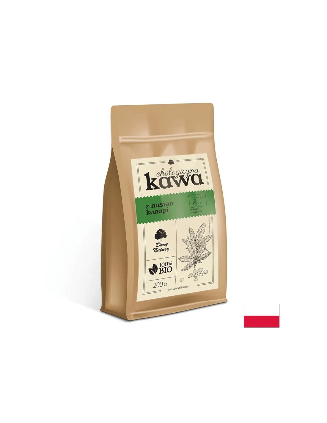 Organska kava od sjemenki konoplje, 200 g