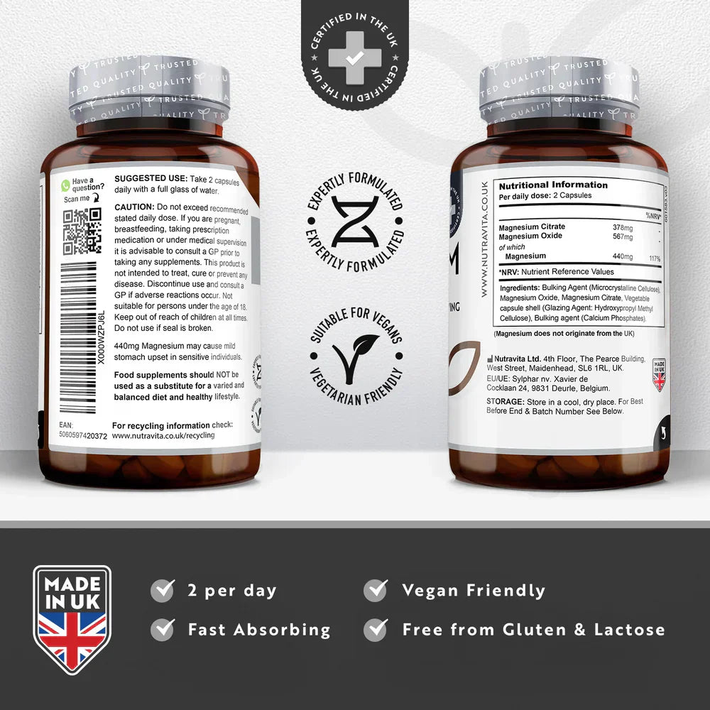 Magnezij 220 mg (dvokomponentni) - 180 kapsula