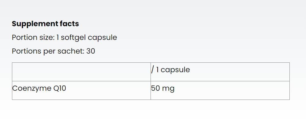 Koenzim Q10 | CoQ10 - 30 gel kapsula
