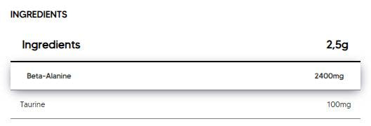 Beta -alaninski prah - 300 grama